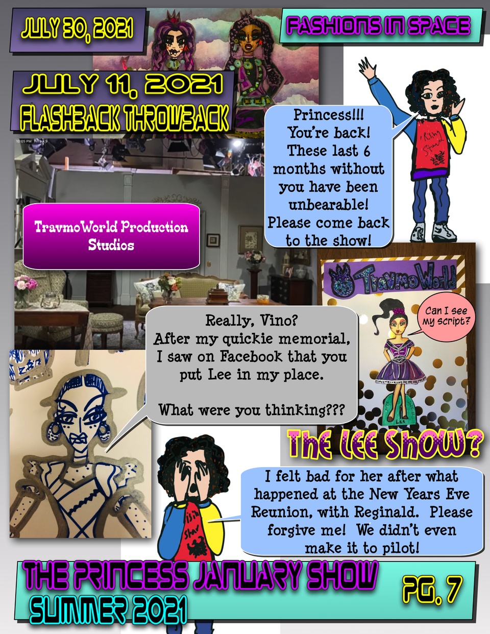 The Princess January Show 2021 : Fashions in Space Pg. 7