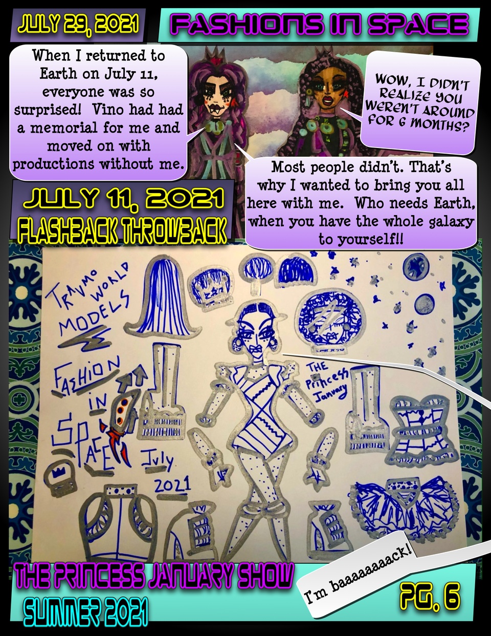 The Princess January Show 2021 : Fashions in Space Pg. 6