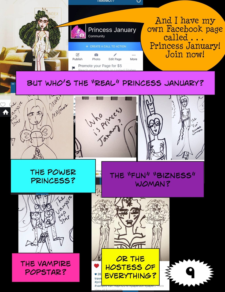 The Princess January Show : Episode 1 : Pg. 9