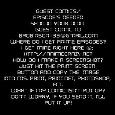 Guest Comics Needed