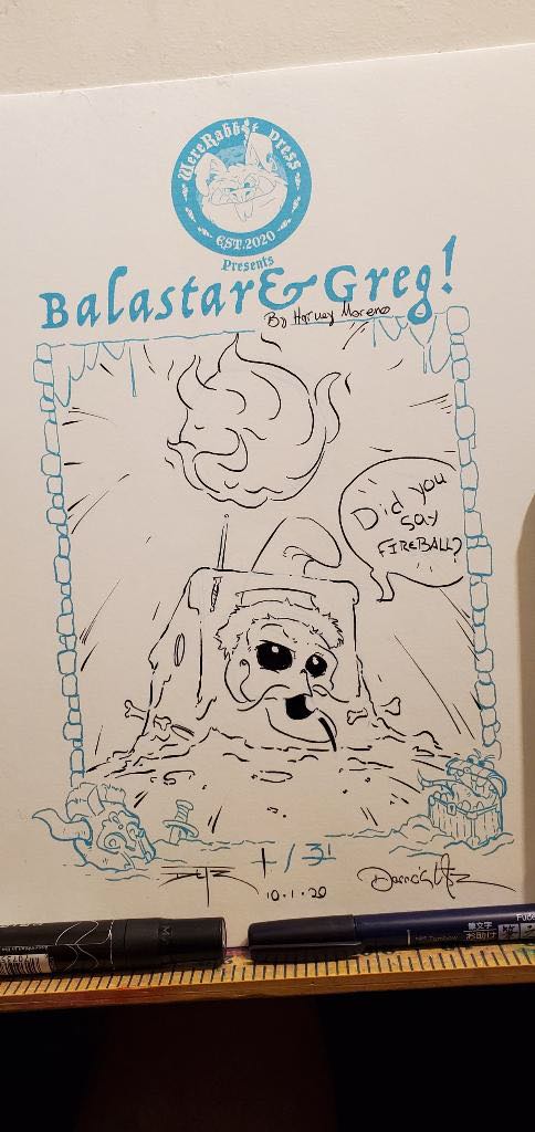 Inktober 2020 #01: Fireball