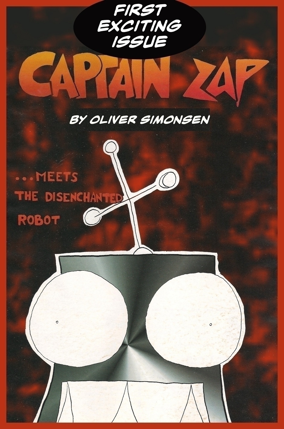 "Captain Zap meets the disenchanted robot" cover