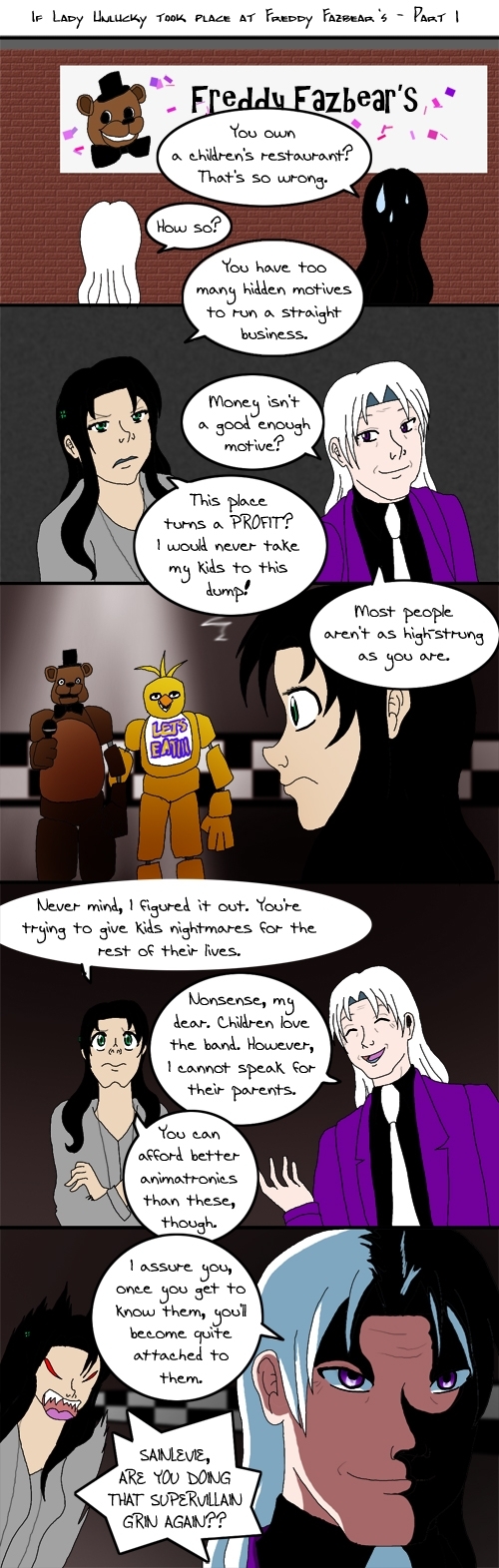 Halloween Special Page 1 - Five Nights at Marlin's