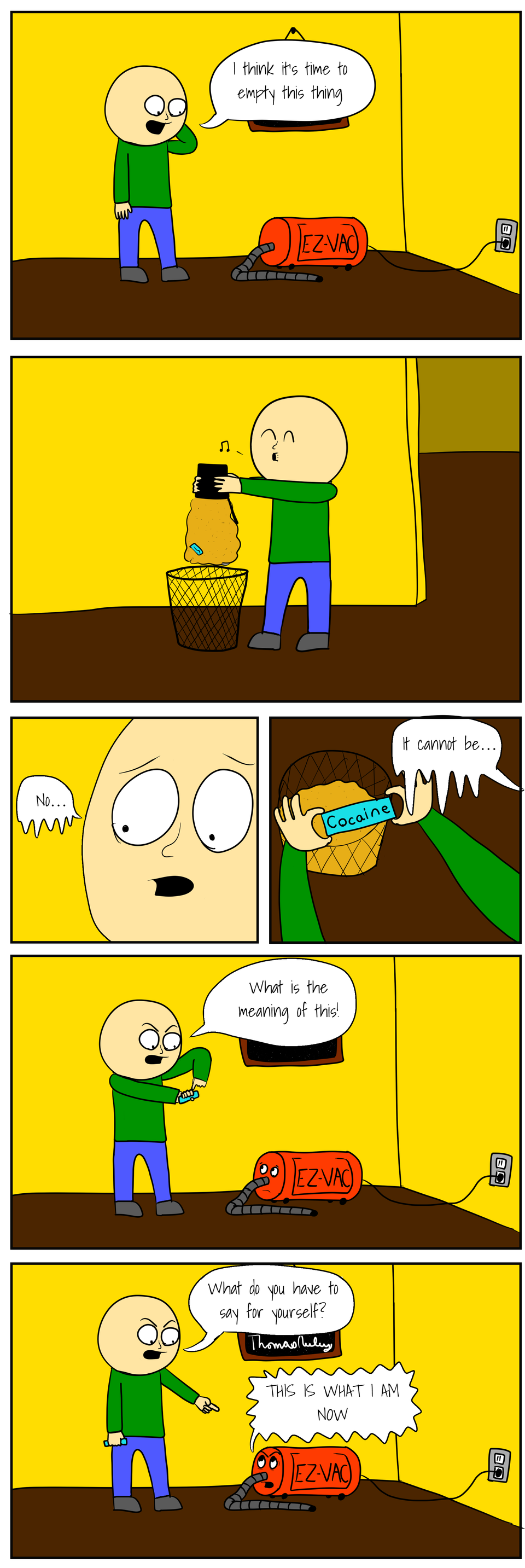 Time to empty the vacuum