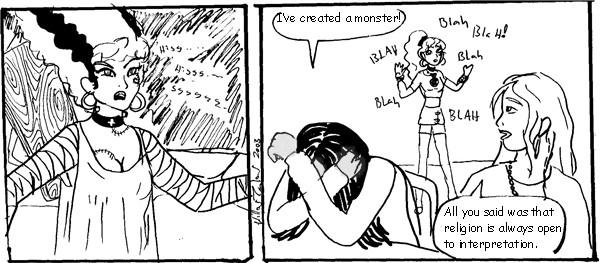 I will not mess in the realm of god...