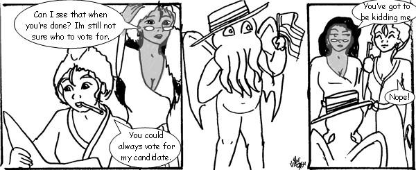 Why vote for the lesser of two evils