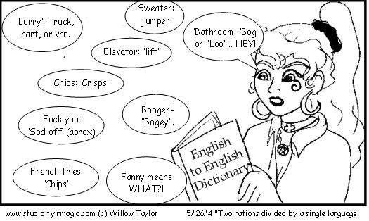 Two nations dvided by a single language