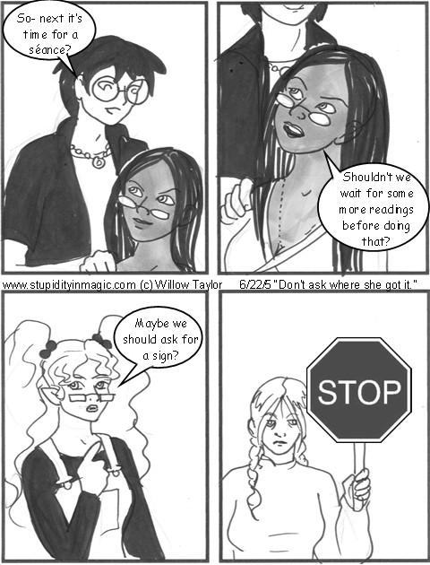 Oh like you've never seen a cheap gag before