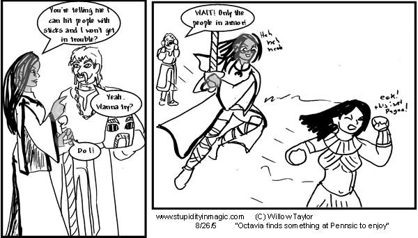 Octavia finds something at Pennsic to Enjoy