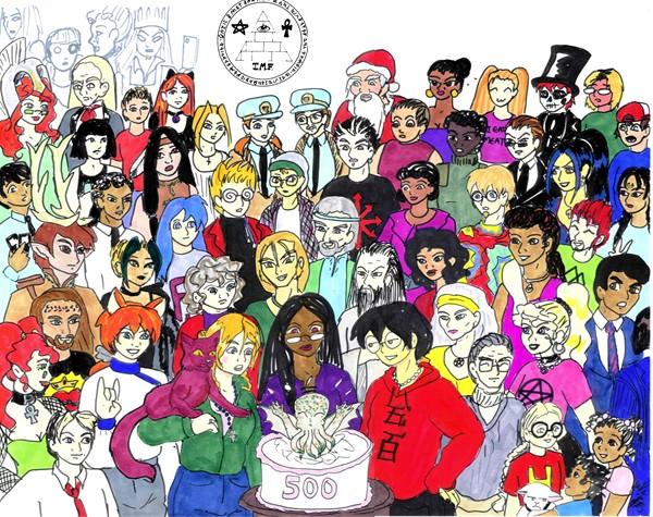 500 comics. HOLY MOLY!