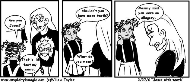 Jesus with Teeth