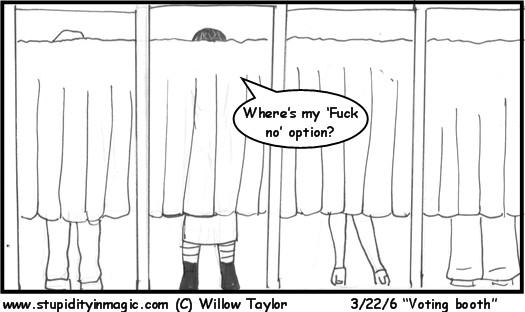 Voting booth