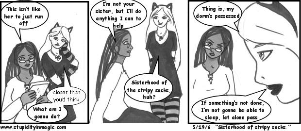 Sisterhood of the Stripy Socks