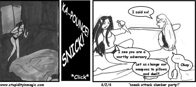 Sneak Attack Slumber party