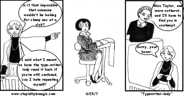 Typewriter Lady