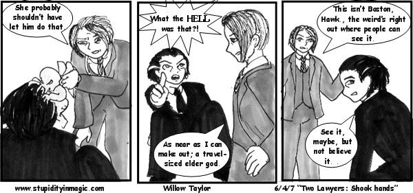 Two Lawyers: Shook Hands