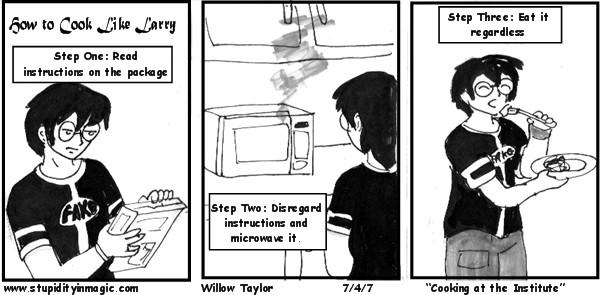 Cooking at the Institute