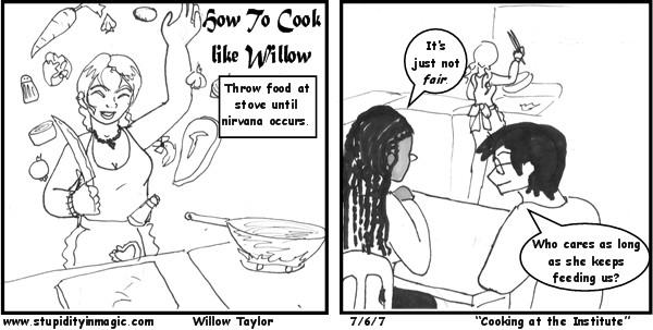 Cooking at the Institute