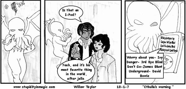 Cthullu's warning