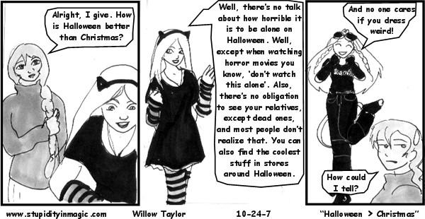 Halloween> Christmas