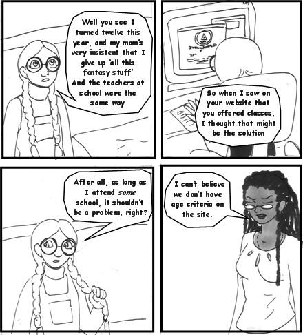 It's not a school Emma