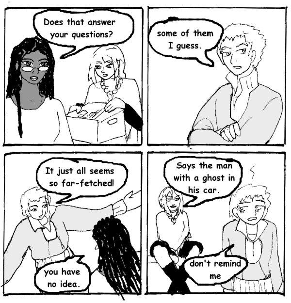 He just doesn't like ghosts