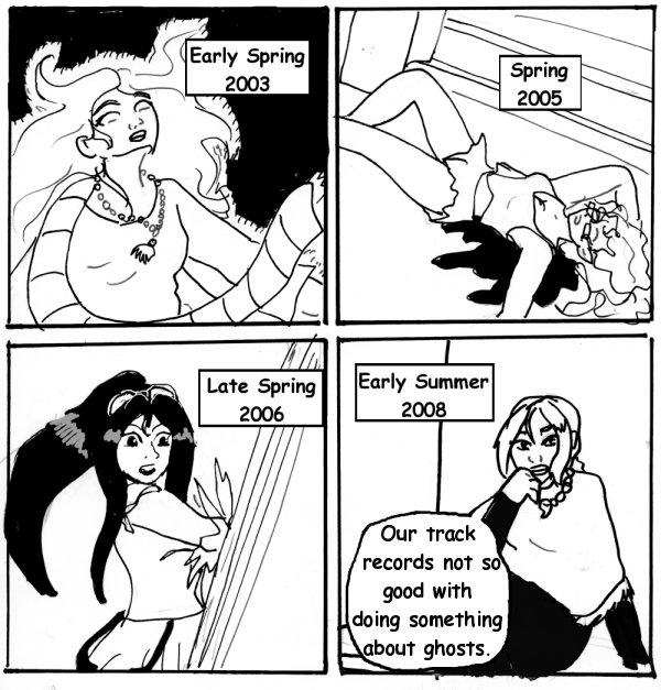 They Deal with Ghosts alot