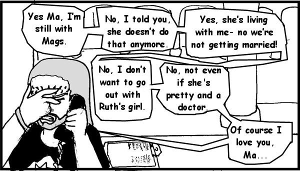 Yeah, she's still talking