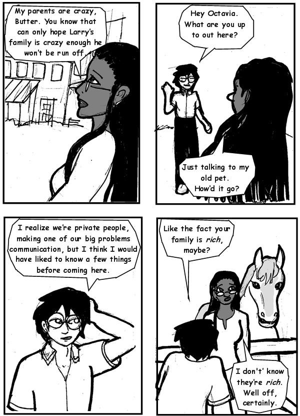 The horse's name is Butter