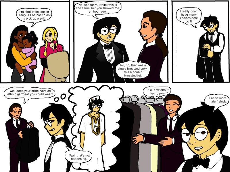 Shopping for a tux