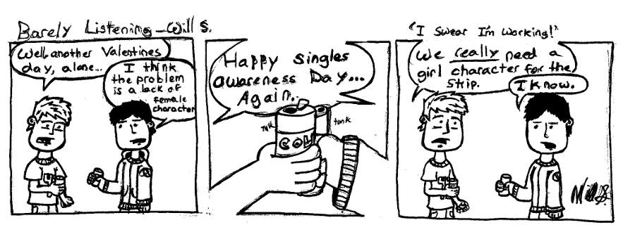 Singles Awareness Day or, how I stopped working and now I'm making it up.