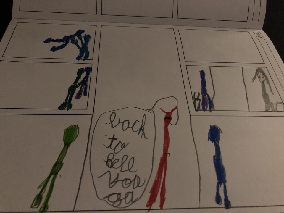 The villain go to jail and the hero’s win