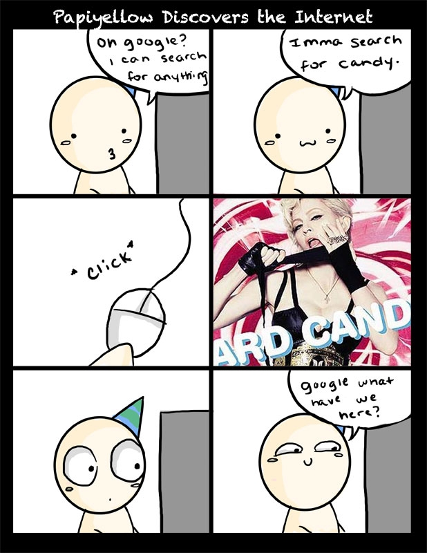 Papiyellow discovers the Internet