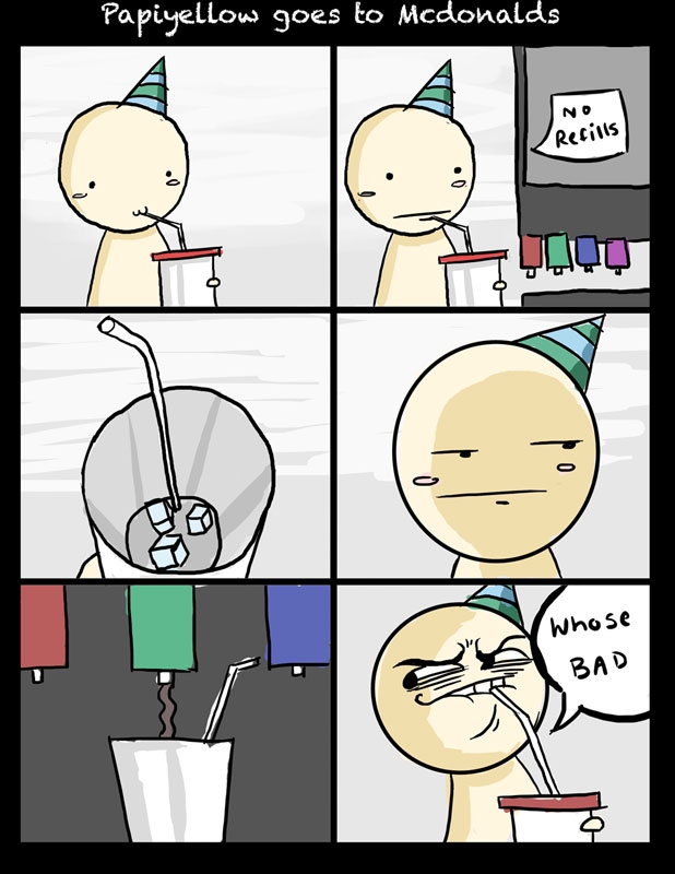 Papiyellow goes to Mcdonald's