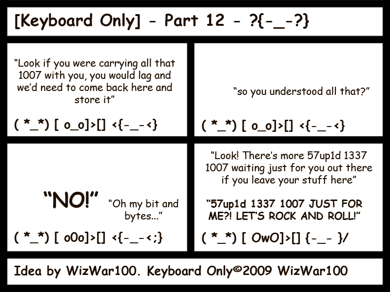 Keyboard Only Part 12