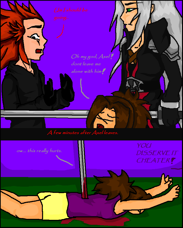 Axel/Sephiroth comic 6