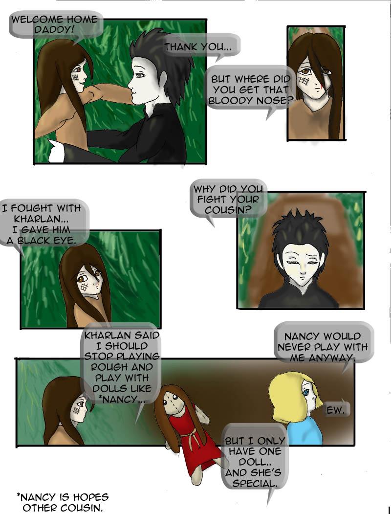 chapter 1 page 2: "Hopes confession"