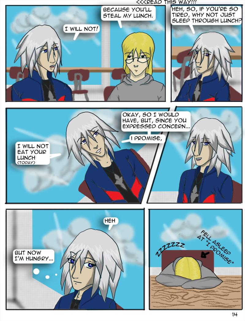 ch 1 pg 14: "You had me at..."