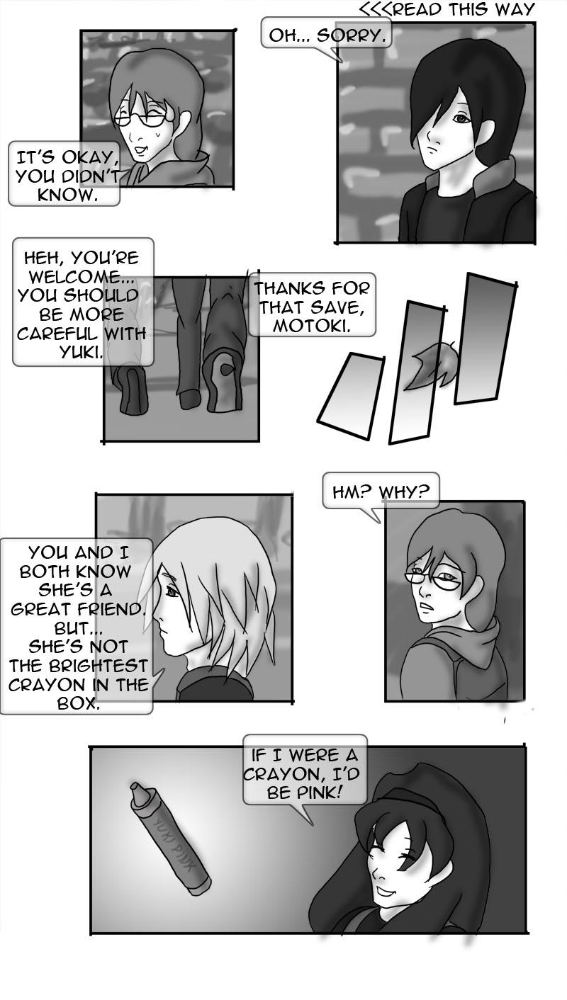 Chapter 3 Page 3: "I would be brown ^^"