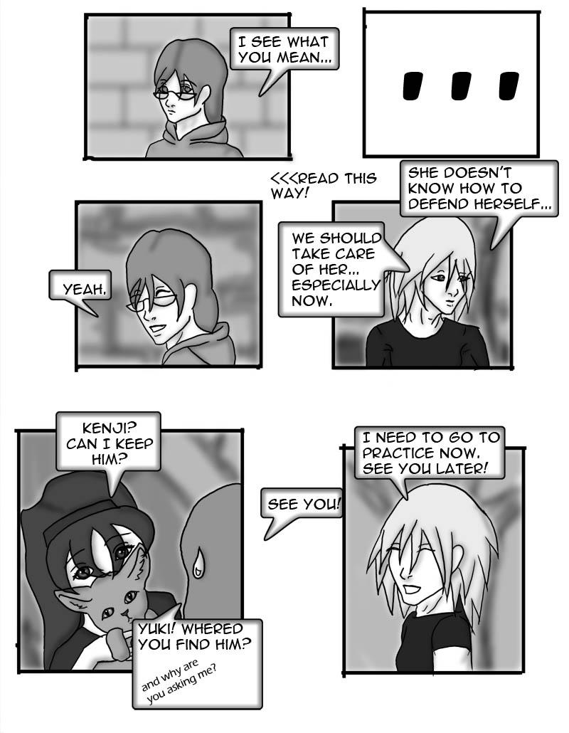 Chapter 3 page 4: "Kitty! ^-.-^"