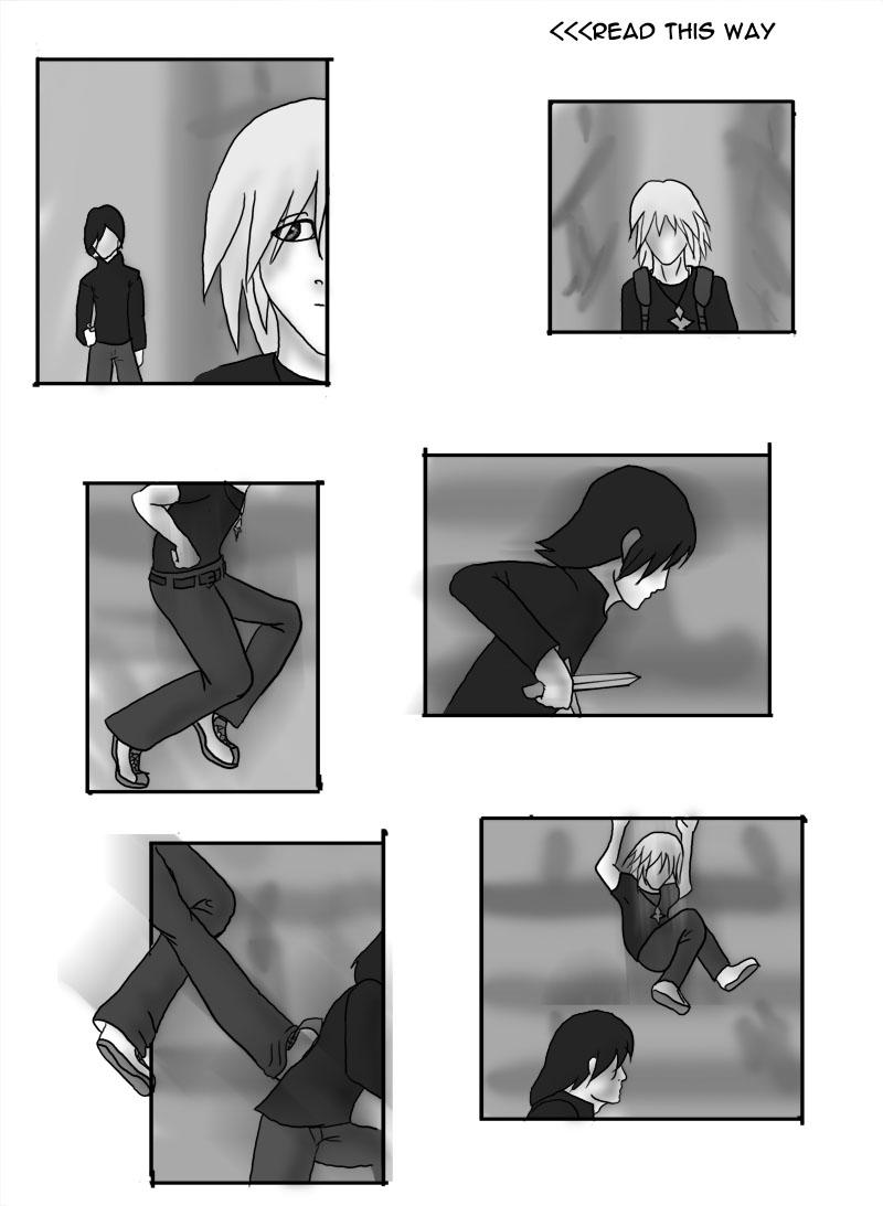 Chapter 3 Page 5: "no talkie"