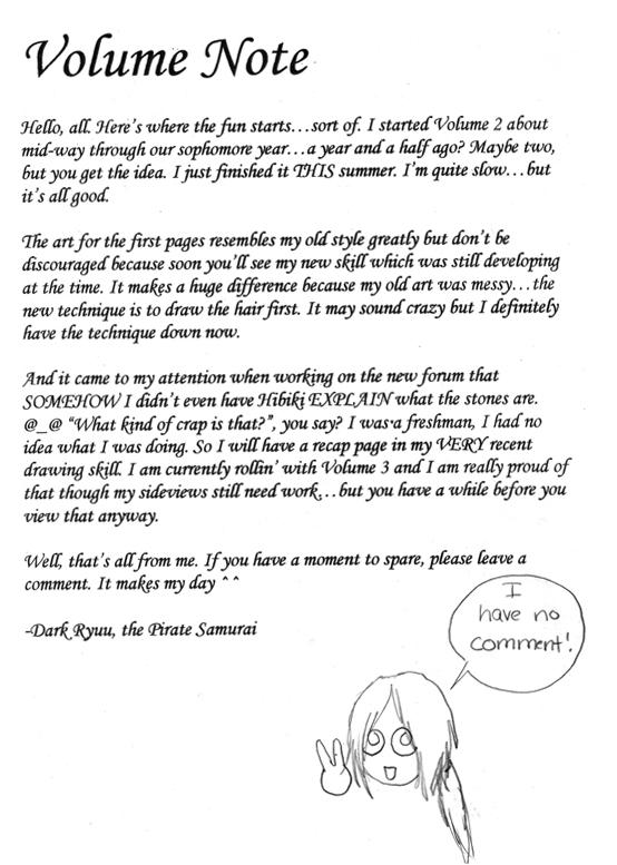 Volume 2 Note