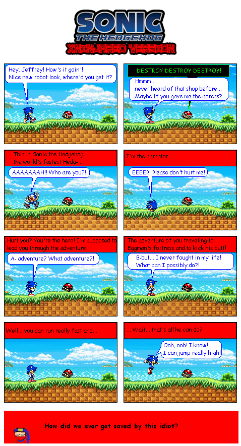 Chapter 1: Page 02: Meet Sonic