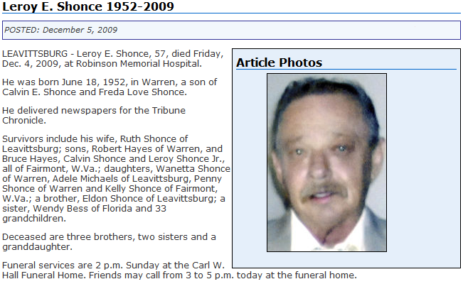 Dad Obituary