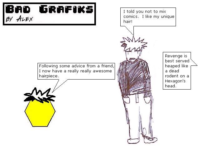 Hairstyles bleed like Sharpie Pens.