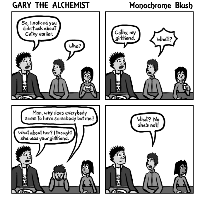 123-3: Monochrome Blush