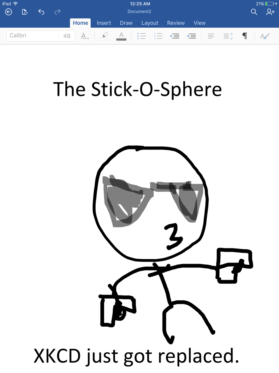 The stickosphere