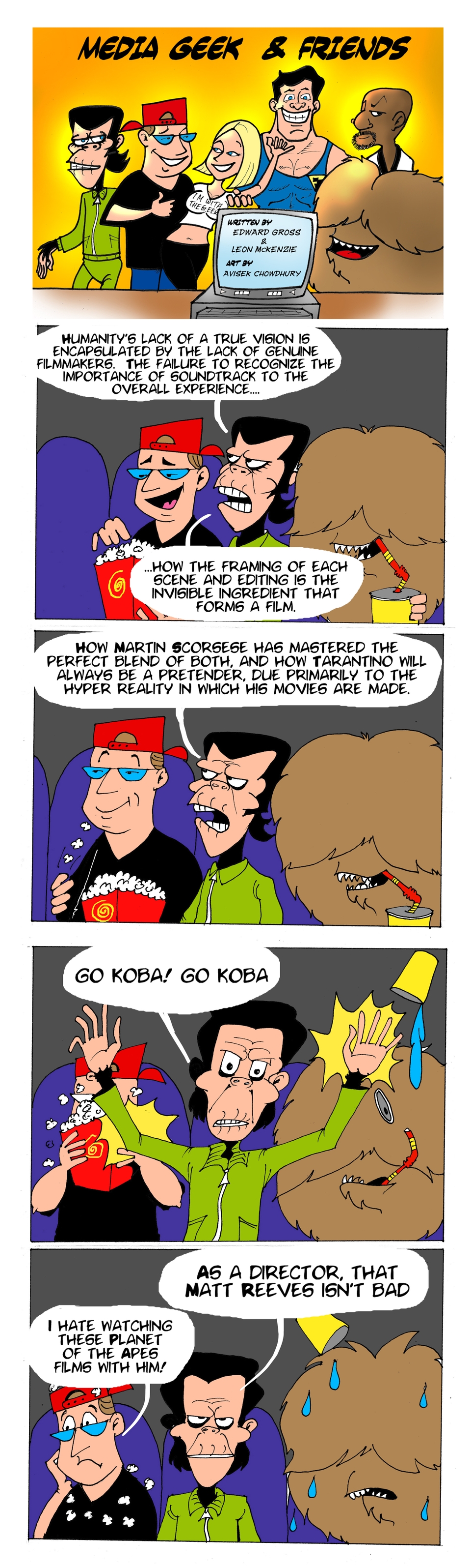 MEDIA GEEK & FRIENDS GO APE