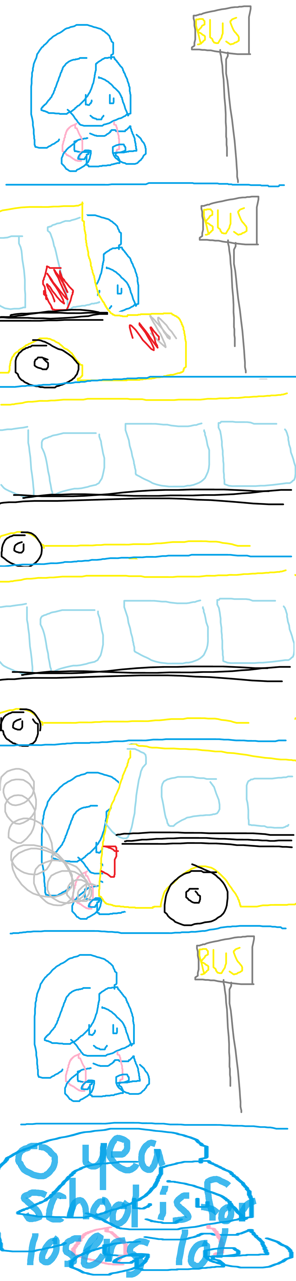 we used to sing the chorus to "school's out" by alice cooper all the time in elementary/middle school but i dont think any of us knew it was an actual song bc we sung it to a different tune it was weird