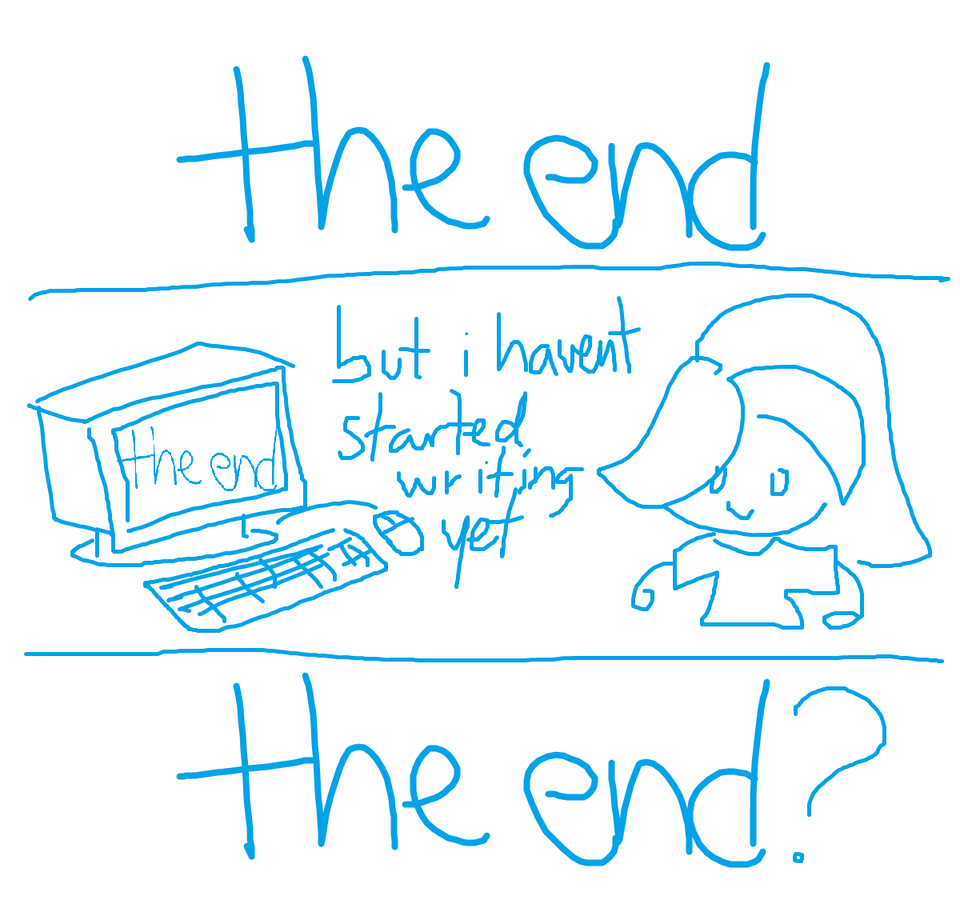 i flipped to ms paint and "the end" was already written there so i guess thats that